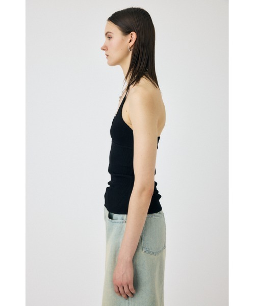 MOUSSY HALTER KNIT キャミ キャミソール レッド セール】【セットアップ対応】HALTER KNIT キャミソール