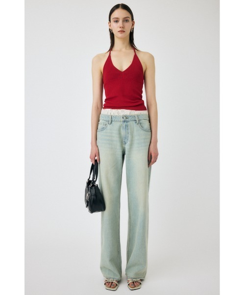 セール】【セットアップ対応】HALTER KNIT キャミソール
