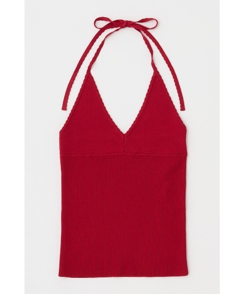 セール】【セットアップ対応】HALTER KNIT キャミソール（キャミソール