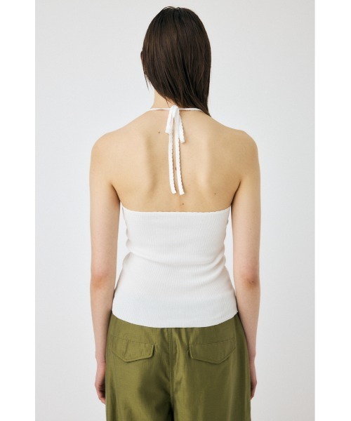 manuhealii キャミソール セットアップ対応】HALTER KNIT キャミソール（キャミソール