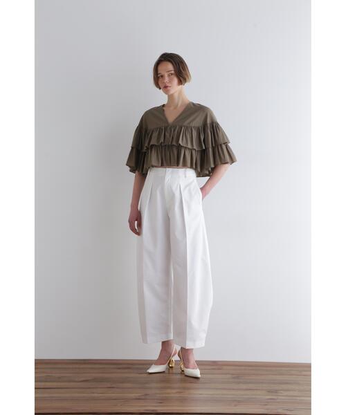 LE PHIL(ルフィル)の「◆バックメッシュSOLOTEXパンツ(その他パンツ・レディース・ホワイト/ブラック・0/1)」の8枚目の写真