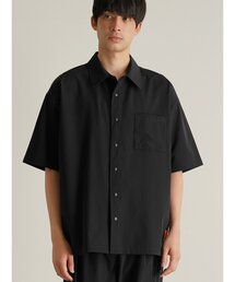 【TRANSITION】TRANSITION×ANTIBAL 接触冷感 STRETCHナイロンレギュラーカラーシャツ ショートスリーブシャツ 半袖シャツ