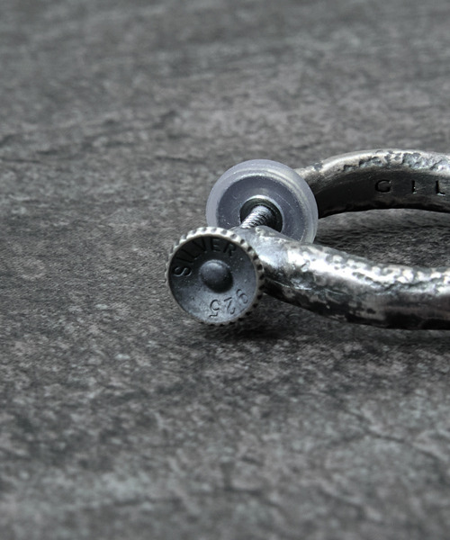 GILD(ギルド)の「GILD ギルド / Large atypical hoop clip on earring シルバー925ラージエイティピカルフープクリップオンイヤリング 片耳用 / G251-ER02(イヤリング・メンズ・シルバー/プラチナム/ゴールド・FREE)」の10枚目の写真