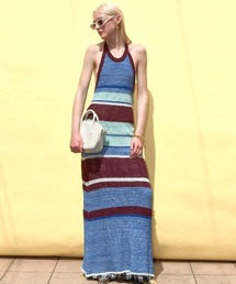 Halter Neck Knit Dress/ホルターネックニットワンピース