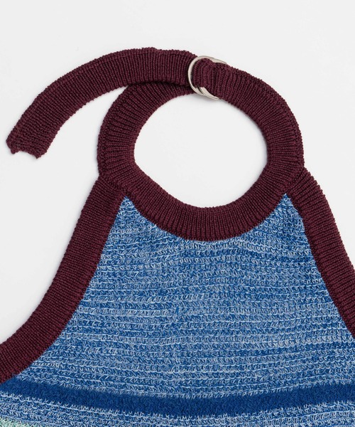 MAISON SPECIAL（メゾンスペシャル）の「Halter Neck Knit Dress/ホルターネックニットワンピース（ワンピース・レディース・ブラック/ボルドー・36/38）」の13枚目の写真