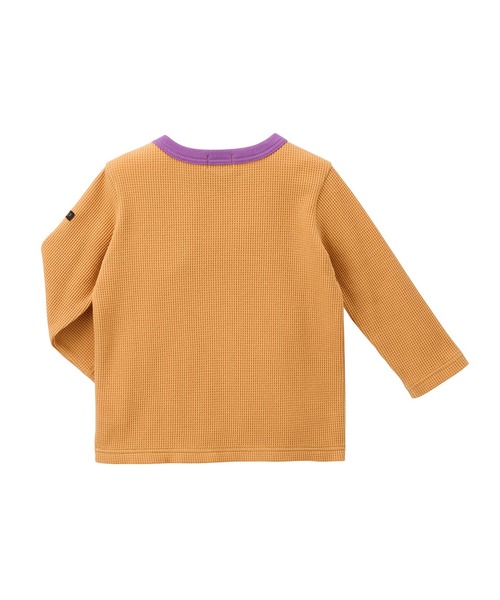 DOUBLE_B(ダブルビー)の「ワッフル長袖Tシャツ(Tシャツ/カットソー・キッズ・オレンジ/グリーン系その他3・80cm/90cm/100cm/110cm/120cm/130cm)」の8枚目の写真