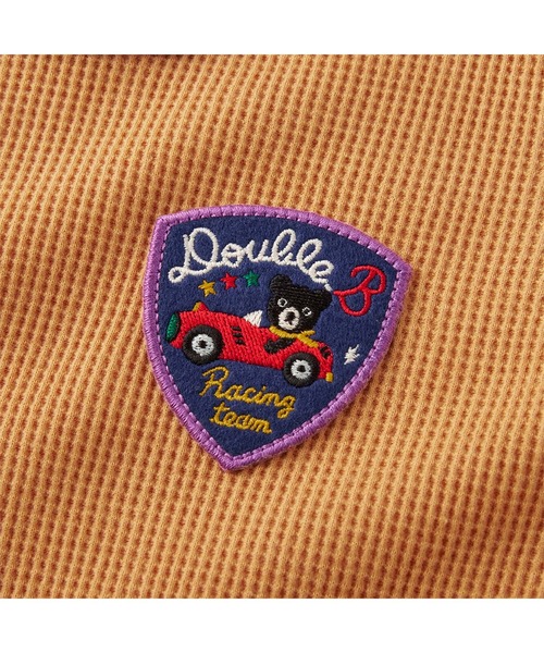 DOUBLE_B(ダブルビー)の「ワッフル長袖Tシャツ(Tシャツ/カットソー・キッズ・オレンジ/グリーン系その他3・80cm/90cm/100cm/110cm/120cm/130cm)」の9枚目の写真