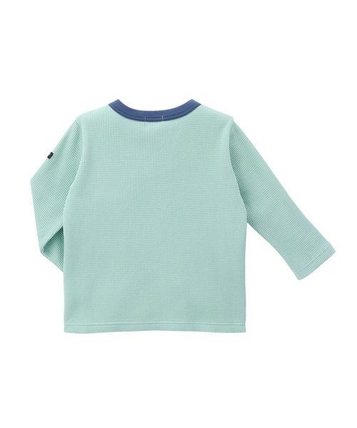 DOUBLE_B(ダブルビー)の「ワッフル長袖Tシャツ(Tシャツ/カットソー・キッズ・オレンジ/グリーン系その他3・80cm/90cm/100cm/110cm/120cm/130cm)」の5枚目の写真