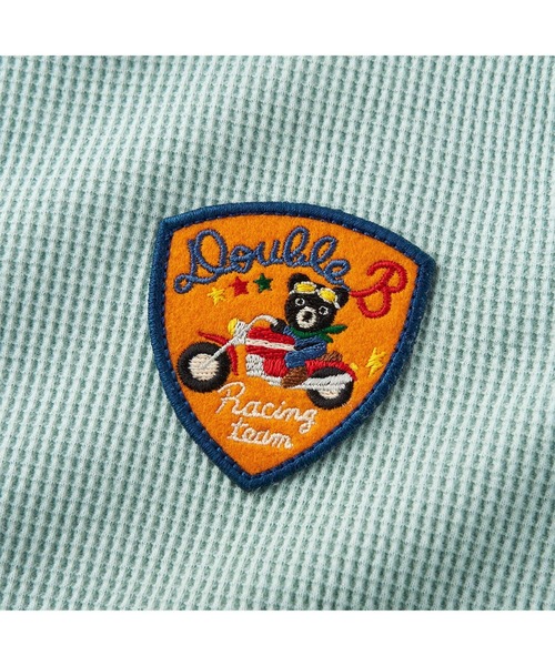 DOUBLE_B(ダブルビー)の「ワッフル長袖Tシャツ(Tシャツ/カットソー・キッズ・オレンジ/グリーン系その他3・80cm/90cm/100cm/110cm/120cm/130cm)」の6枚目の写真