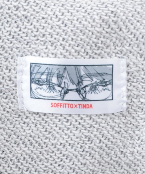 SOFFITTO(ソフィット)の「《コラボ》【Soffitto×TINDA】スリット入りジョガーパンツ(スウェットパンツ・レディース・トップグレー/ブラック・S/M)」の20枚目の写真