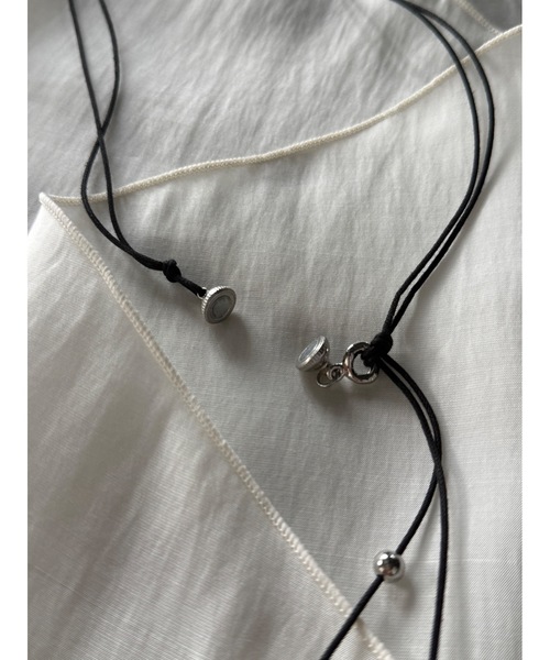 Didot.showroom(ディドット ショールーム)の「ボヘミアンビーズネックレス(ACC 002)(ネックレス・レディース・ブラック・FREE)」の2枚目の写真