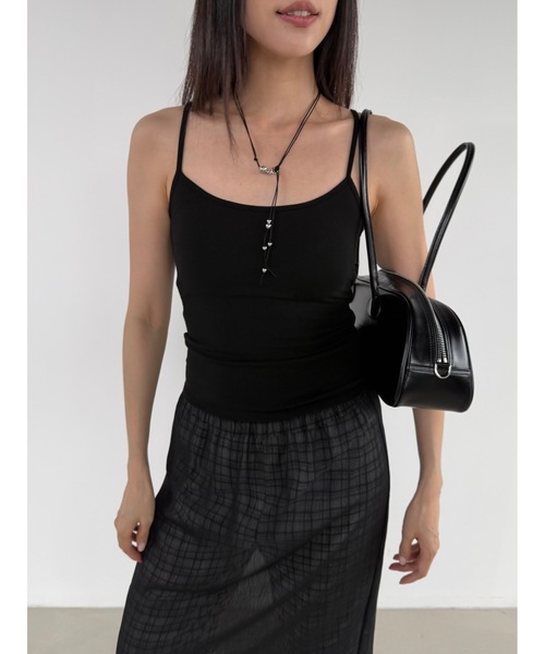 Didot.showroom(ディドット ショールーム)の「ボヘミアンビーズネックレス(ACC 002)(ネックレス・レディース・ブラック・FREE)」の4枚目の写真
