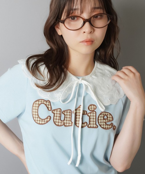 SPINNS（スピンズ）の「コットン付け襟/レース2段（付け襟・レディース・ホワイト・ONESIZE）」の10枚目の写真