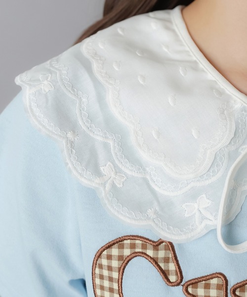 SPINNS（スピンズ）の「コットン付け襟/レース2段（付け襟・レディース・ホワイト・ONESIZE）」の12枚目の写真