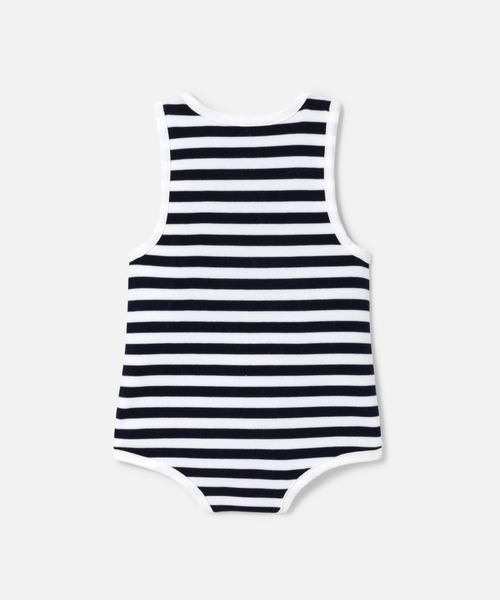 Jacadi Paris ブルマー サロペット オーバーオール 1-18M セール】セーラーストライプブルマ（サロペット/オーバーオール
