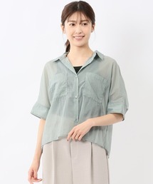 m.f.editorial | 【撥水】m.f.エディトリアル レディース ドルマン ショートシャツ(シャツ/ブラウス)