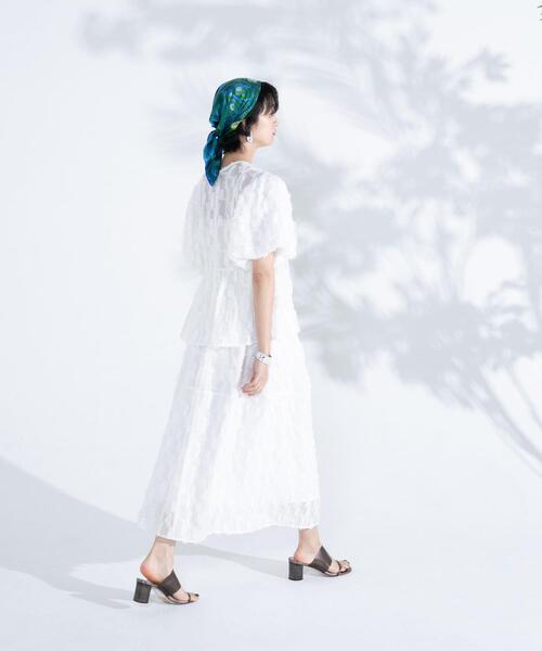 URBAN RESEARCH ROSSO WOMEN(アーバンリサーチ ロッソ)の「ジャガードコクーンスカート(スカート・レディース・ホワイト/ブラック・36/38)」の20枚目の写真