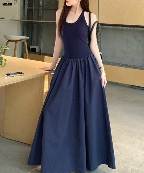 FREE STYLISTS(フリー スタイリスト)の「YUGA_YGMC Halter neck dress(ワンピース・レディース・ネイビー・M/L)」の10枚目の写真