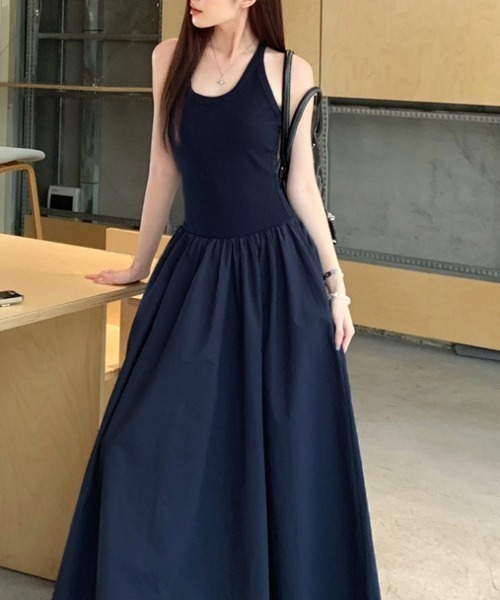 FREE STYLISTS(フリー スタイリスト)の「YUGA_YGMC Halter neck dress(ワンピース・レディース・ネイビー・M/L)」の4枚目の写真