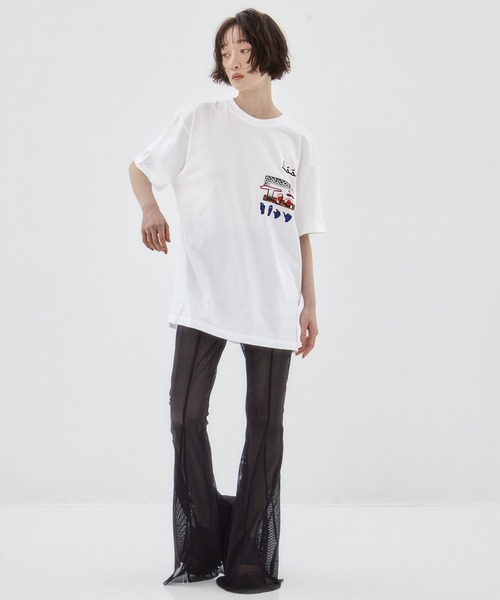 TOGA PULLA/トーガプルラ】Print tee/プリントTシャツ（Tシャツ