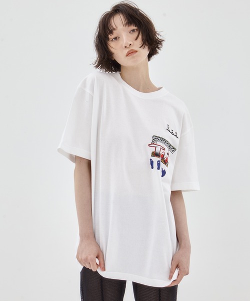TOGA マーブルプリントTシャツ TOGA マーブルプリントTシャツ トップス