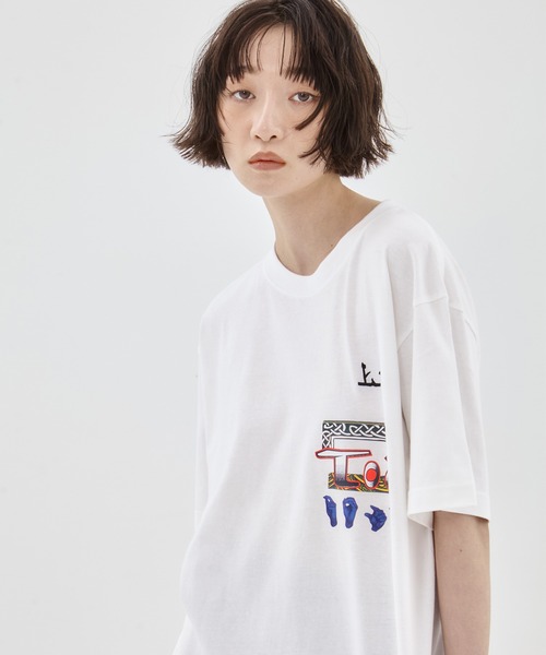 TOGA TOO/トーガトゥ】Print tee/プリントTシャツ（Tシャツ
