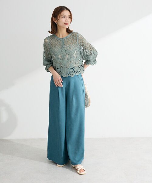 Green　Parks（グリーンパークス）の「・minia チューブストラップサンダル（サンダル・レディース・ブラック/アイボリー・LL/S/M/L）」の5枚目の写真