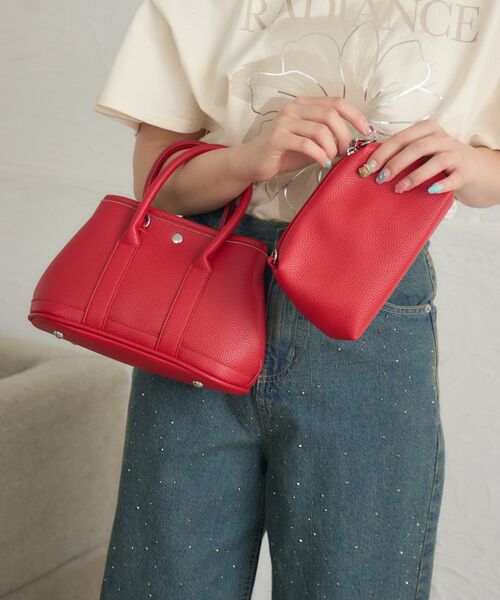 RETRO GIRL(レトロガール)の「2WAYショルダーバッグ(ショルダーバッグ・レディース・レッド/ブラウン/ブラック・ONE SIZE)」の7枚目の写真