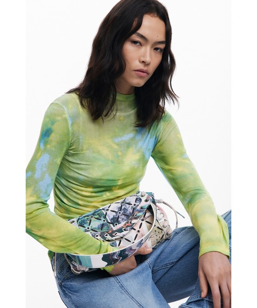 Desigual(デシグアル)の「ニュースペーパープリントミニバッグ ショルダー(ボディバッグ/ウエストポーチ・レディース・マルチ・FREE)」の5枚目の写真