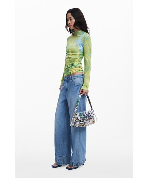 Desigual(デシグアル)の「ニュースペーパープリントミニバッグ ショルダー(ボディバッグ/ウエストポーチ・レディース・マルチ・FREE)」の6枚目の写真