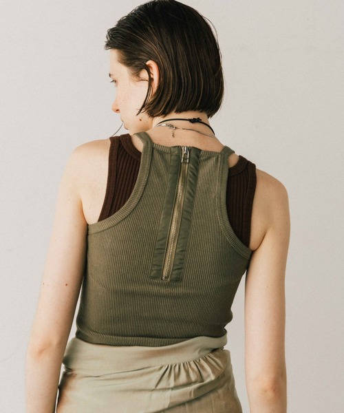 タンクトップ ノースリーブ ARMY CUT TANK/アーミーカットタンク レディース ARMY CUT TANK/アーミーカットタンク（タンクトップ）｜CREDONA