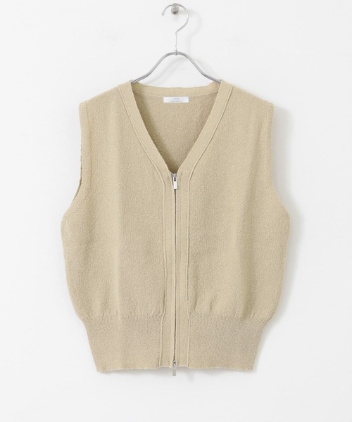 ITEMS URBANRESEARCH（アイテムズ アーバンリサーチ）の「ブークレジップベスト（ベスト・レディース・モカ/ベージュ/ネイビー・FREE）」の22枚目の写真