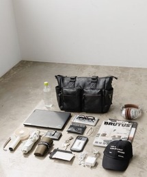 PAGEBOY（ページボーイ）の「《UNISEX/PCポケット付き/500mlペットボトルも入る》10ポケットボストンバッグ（ボストンバッグ）」