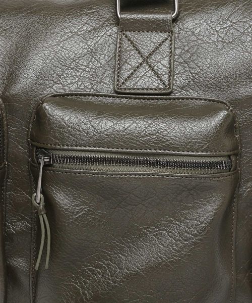 PBLIM（ページボーイリム）の「《UNISEX/PCポケット付き/500mlペットボトルも入る》10ポケットボストンバッグ（ボストンバッグ・レディース・カーキ/ブラック/ブラウン/グレー系その他/ブラック系その他/グリーン系その他/グレイッシュベージュ・FREE）」の14枚目の写真