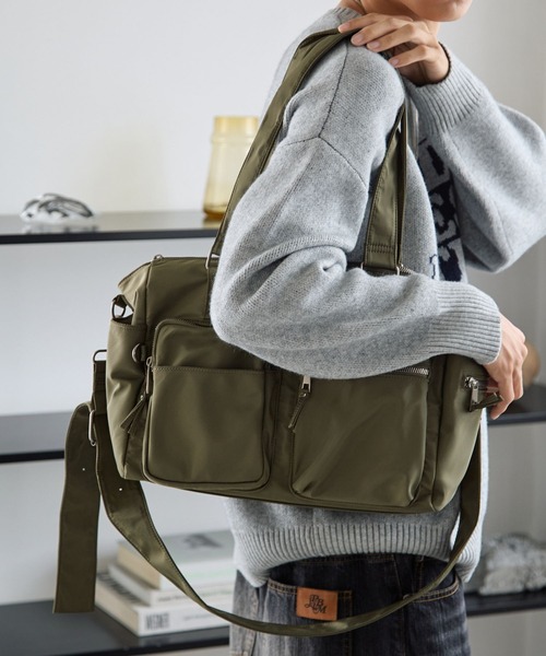 UNISEX》10ポケットボストンバッグ（ボストンバッグ）｜PBLIM（ページ