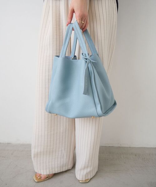 le.coeur blanc(ルクールブラン)の「3setソフトレザー調バッグ(ショルダーバッグ・レディース・ベージュ/ブラック/シルバー/サックスブルー/ホワイト系その他2・FREE)」の11枚目の写真