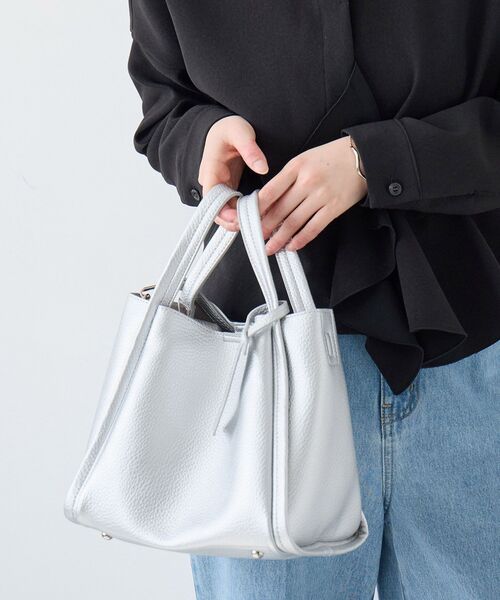 le.coeur blanc(ルクールブラン)の「3setソフトレザー調バッグ(ショルダーバッグ・レディース・ベージュ/ブラック/シルバー/サックスブルー/ホワイト系その他2・FREE)」の16枚目の写真