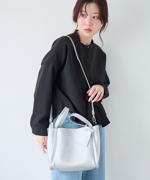 le.coeur blanc(ルクールブラン)の「3setソフトレザー調バッグ(ショルダーバッグ・レディース・ベージュ/ブラック/シルバー/サックスブルー/ホワイト系その他2・FREE)」の19枚目の写真