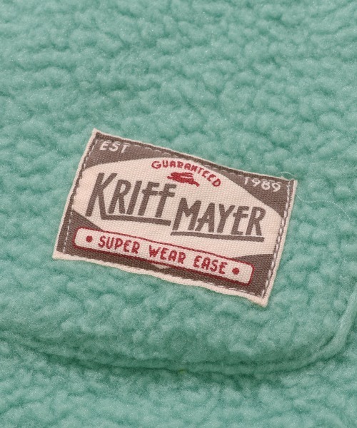 KRIFF MAYER Lady's Collection（クリフメイヤーレディースコレクション）の「【軽い・暖かい】フリースメキシカンパーカー（パーカー・レディース・ナチュラル/ワインレッド/ミント/ネイビー・MEDIUM/LARGE）」の12枚目の写真