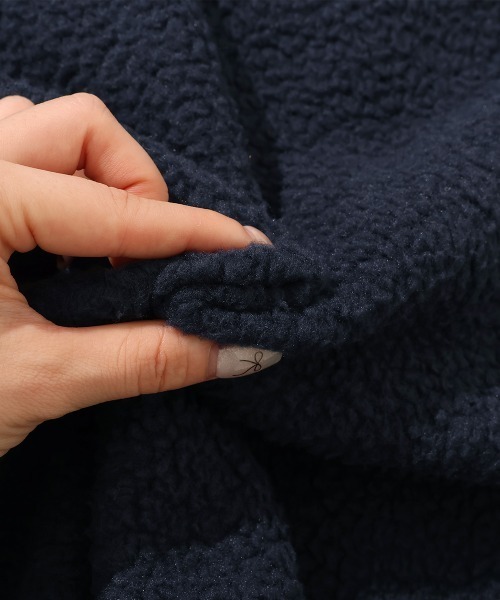 KRIFF MAYER Lady's Collection（クリフメイヤーレディースコレクション）の「【軽い・暖かい】フリースメキシカンパーカー（パーカー・レディース・ナチュラル/ワインレッド/ミント/ネイビー・MEDIUM/LARGE）」の15枚目の写真