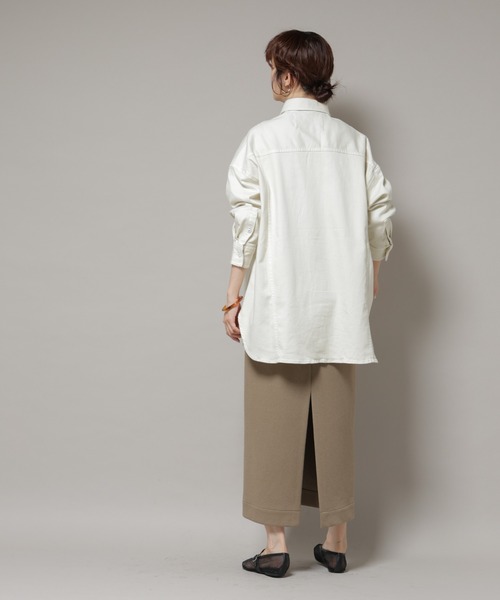 Healthy denim（ヘルシーデニム）の「Healthy DENIM/Almond ビッグシャツ（シャツ/ブラウス・レディース・ベージュ系その他・1）」の7枚目の写真