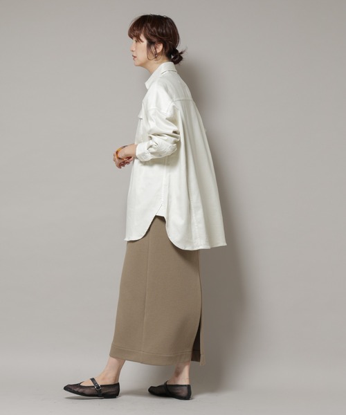 Healthy denim（ヘルシーデニム）の「Healthy DENIM/Almond ビッグシャツ（シャツ/ブラウス・レディース・ベージュ系その他・1）」の8枚目の写真