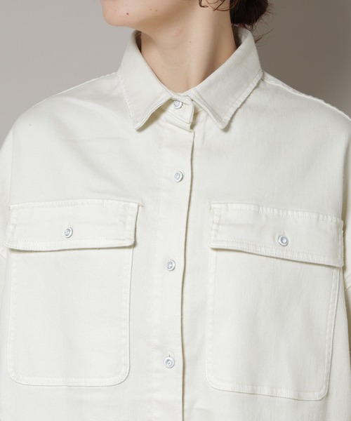 Healthy denim（ヘルシーデニム）の「Healthy DENIM/Almond ビッグシャツ（シャツ/ブラウス・レディース・ベージュ系その他・1）」の12枚目の写真
