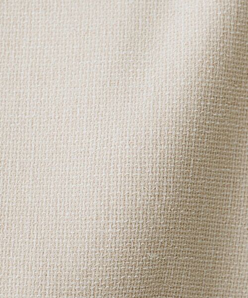 UNTITLED（アンタイトル）の「【短丈/日本製】カラミ風メッシュ ノーカラージャケット（ノーカラージャケット・レディース・ベージュ/ネイビー・46/48/50/44/42/00/01/02/03/04）」の8枚目の写真