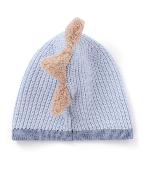 SLAP SLIP BABY(スラップスリップベビー)の「クマウサギ立体モチーフ付きニット帽ベビー(44~48cm)(その他ベビー用品・キッズ・オフホワイト/ブルー/ピンク・FREE)」の14枚目の写真