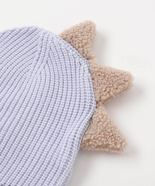 SLAP SLIP BABY(スラップスリップベビー)の「クマウサギ立体モチーフ付きニット帽ベビー(44~48cm)(その他ベビー用品・キッズ・オフホワイト/ブルー/ピンク・FREE)」の15枚目の写真