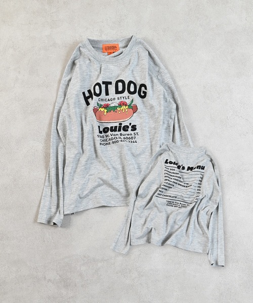 MARKEY'S（マーキーズ）の「【UNIVERSAL OVERALL】別注プリントロンTee（Tシャツ/カットソー・キッズ・オフホワイト/ブラック/杢グレー・130/120/100/95/90/80/110/150/140）」の5枚目の写真