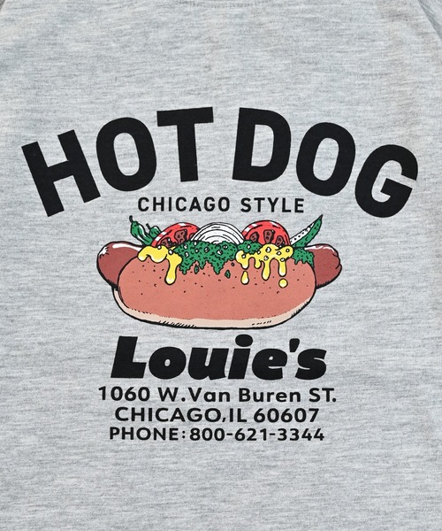 MARKEY'S（マーキーズ）の「【UNIVERSAL OVERALL】別注プリントロンTee（Tシャツ/カットソー・キッズ・オフホワイト/ブラック/杢グレー・130/120/100/95/90/80/110/150/140）」の19枚目の写真