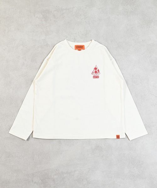 MARKEY'S（マーキーズ）の「【UNIVERSAL OVERALL】別注プリントロンTee（Tシャツ/カットソー・キッズ・オフホワイト/ブラック/杢グレー・130/120/100/95/90/80/110/150/140）」の11枚目の写真