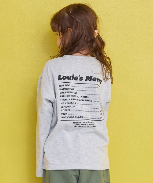 MARKEY'S（マーキーズ）の「【UNIVERSAL OVERALL】別注プリントロンTee（Tシャツ/カットソー・キッズ・オフホワイト/ブラック/杢グレー・130/120/100/95/90/80/110/150/140）」の6枚目の写真